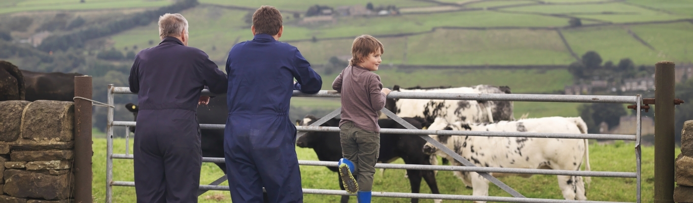 Three generations of farmers